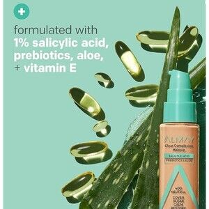 ALMAY Clear Complexion Foundation TRUE BEIGE 700 salicylic acid acne 1 fl oz